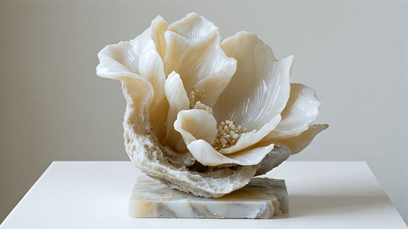 alt="Resin flower"